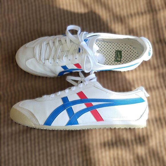 Onitsuka Tiger Mexico 66 Leather Lace Up Sneakers White DL408 Mens Size 9.5 US - Picture 10 of 11